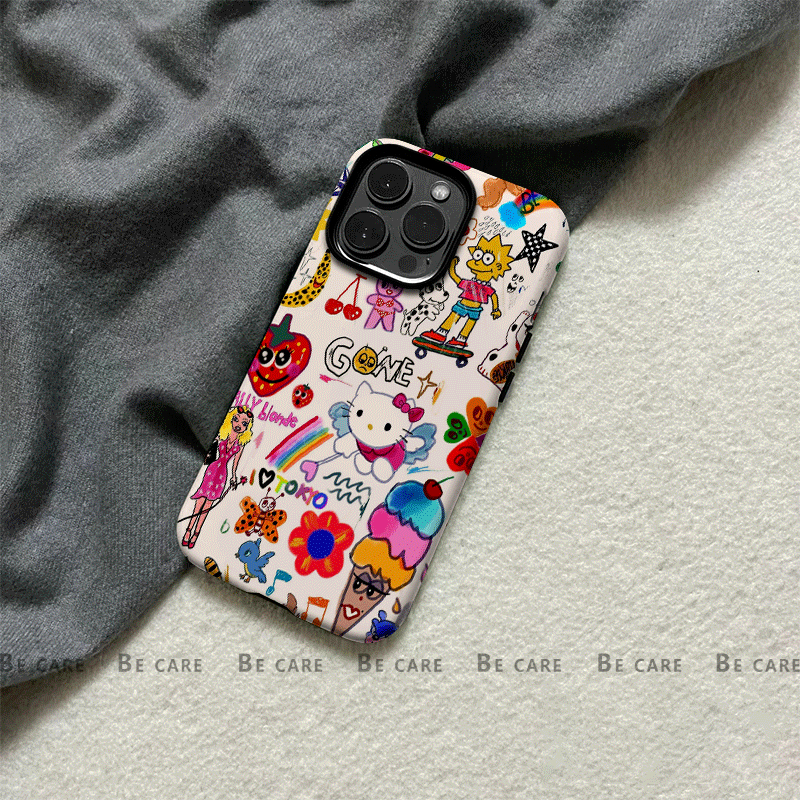 天使Kitty猫插画适用iPhone16promax苹果15小米15pro新款mate60华为p70nova12菲林手机壳opporeno13vivox100