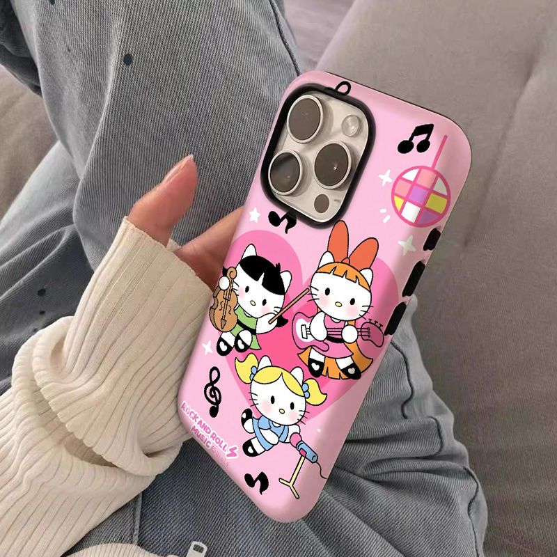 飞天KT猫女警适用iPhone16promax苹果15小米15pro新款mate60华为p70nova12荣耀菲林手机壳opporeno13vivox100
