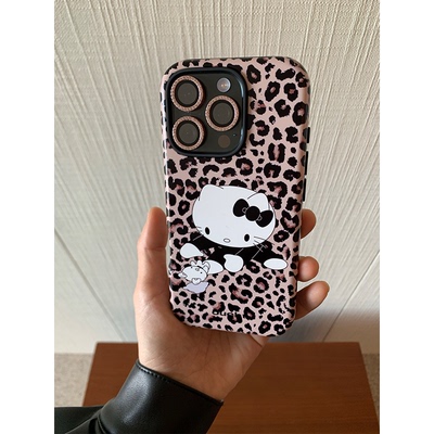 豹纹KT猫iPhone手机壳苹果