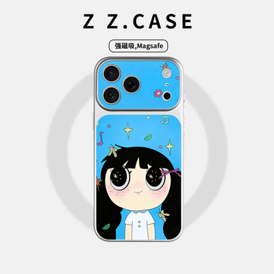 大视窗磁吸苹果手机壳防摔全包