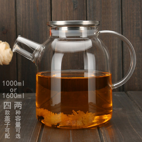 加厚大容量玻璃壶多用可明火烧煮