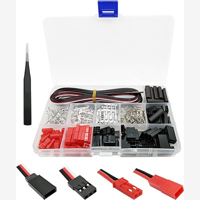 400PCS套件插头公母连接