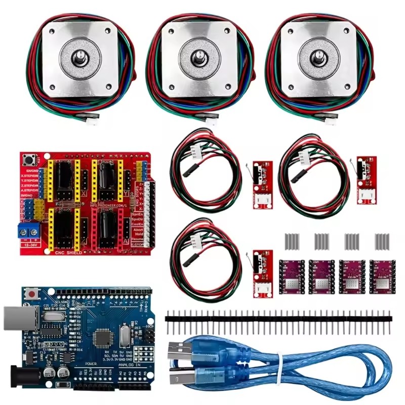 3D打印机套件 UNO R3改进版 RAMPS1.4机械开关 雕