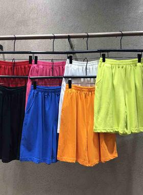 me too古素3990休闲高腰阔腿短裤女宽松百搭2026夏多色运动裤新款