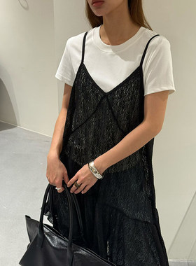 becabeau幕茄861221黑色V领吊带背心女外穿宽松显瘦叠穿上衣2026