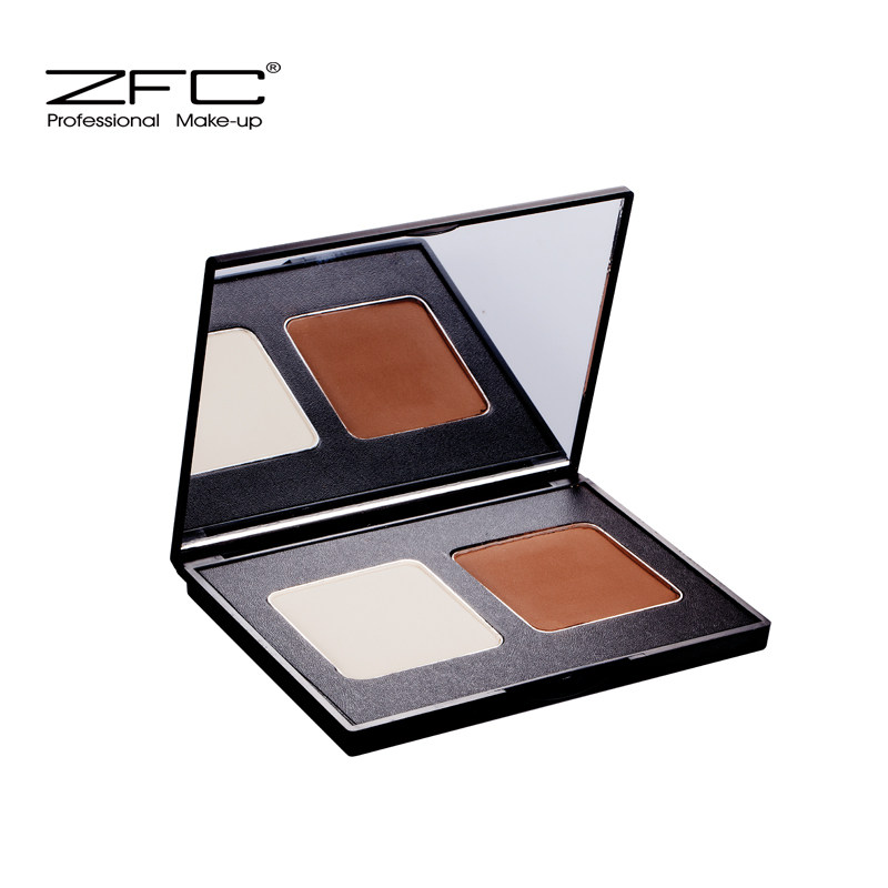 zfc丝柔双修粉饼塑V脸修容遮瑕高光打阴影立体鼻影侧影暗影