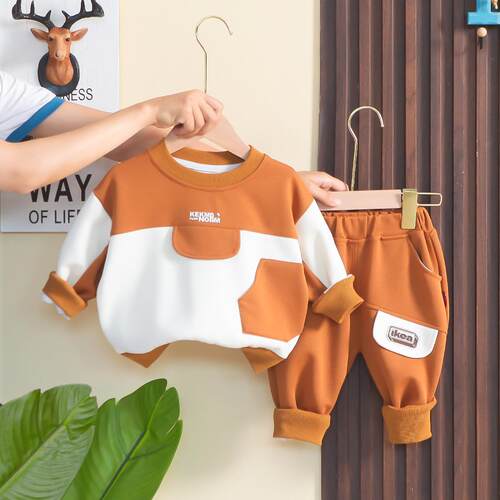 男宝宝春装两件套2026新款洋气