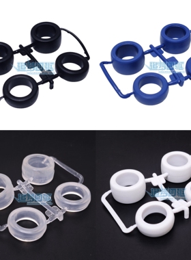 四驱车改装配件  黑色 藏蓝色 白色 透明 怀旧复古小径不等宽轮胎