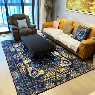 土耳其波斯大地毯客厅茶几毯地垫家用卧室大面积满铺复古欧式 防滑