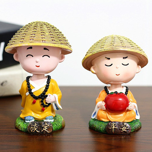 装饰小和尚会摇头祝福