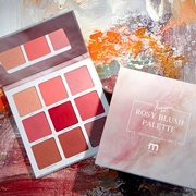 Mật ong Luo Eisen Shakes Hare 9 Color Marble Rose Blush Pearlescent Matte Lasting Moisturising Enhising - Blush / Cochineal