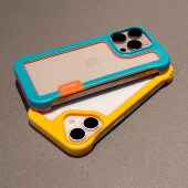 防摔壳 14Pro创意镂空男士 夏季 适用苹果15散热手机壳iPhone13透气撞色框16promax潮流边框壳17手机壳简约新款