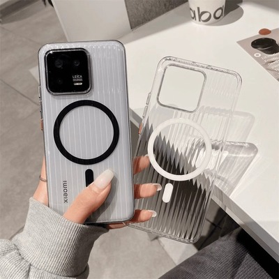 适用小米手机壳新款磨砂磁吸