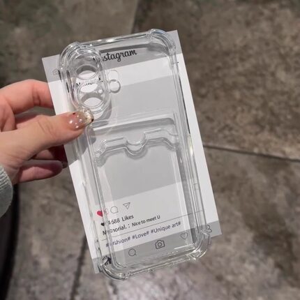 透明卡套diy放打印照片适用于苹果16/15promax手机壳13新款iphone14pro情侣13pro硅胶防摔11/12高级感max气囊