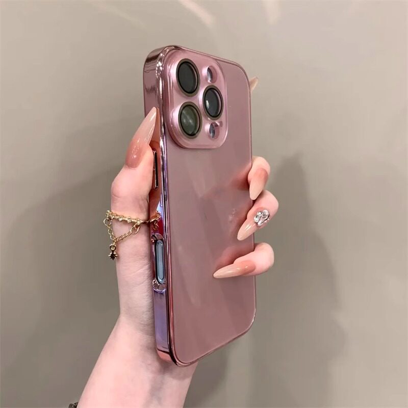 高级轻奢水晶玻璃手机壳