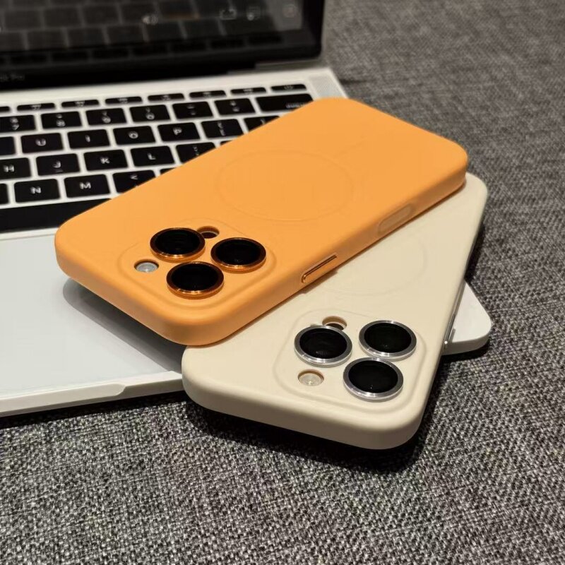 适用于苹果15promax手机壳高端液态磁吸金属镜头膜iPhone16pro一体ai按键全包高级感14简约13爆款12保护套17