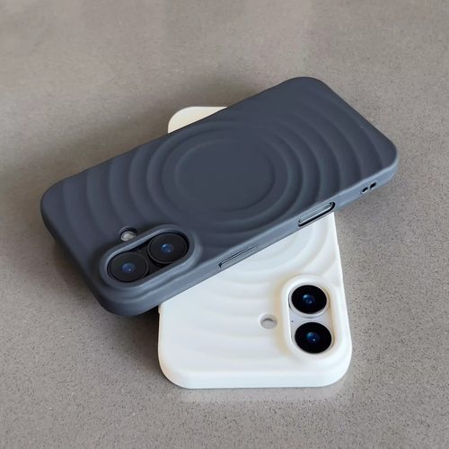 明星权志龙同款纯色波漾磁吸壳