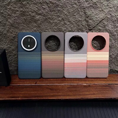 适用华为碳纤维纹手机壳