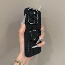 镜头支架适用苹果16promax磁吸手机壳冰点散热镂空软iPhone15镜头全包14超薄防摔ip13/12保护套11小众无线充