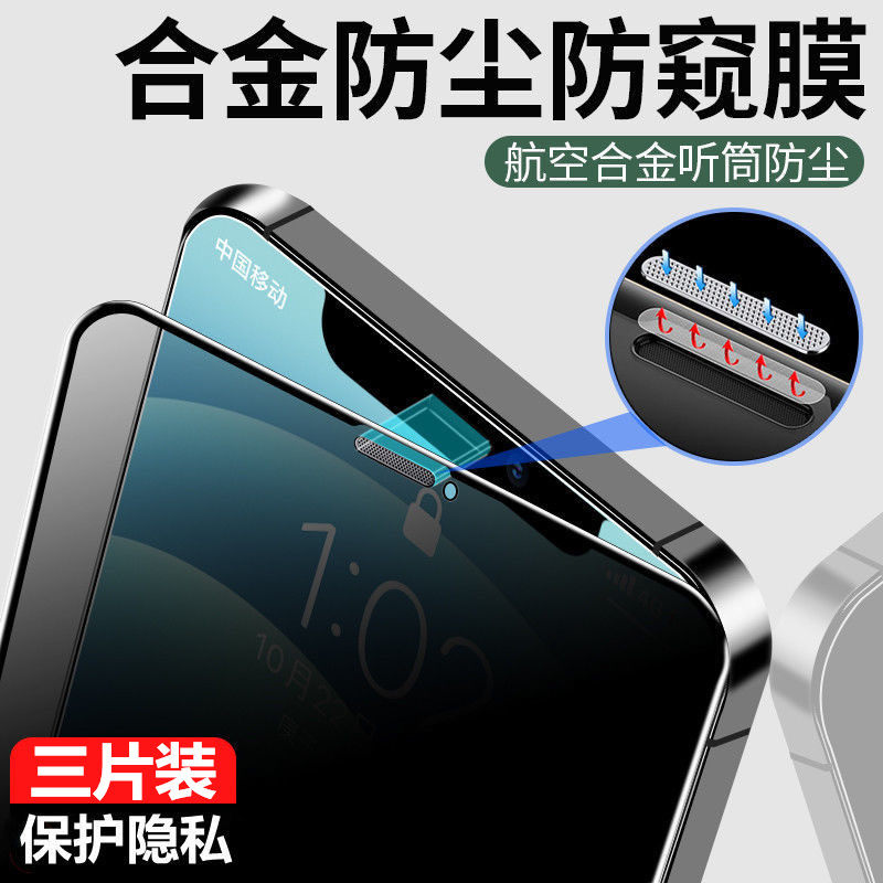 苹果13防尘网防窥膜X/XS/XR/11全屏12pro钢化膜xsMax防偷窥手机膜高性价比高么？