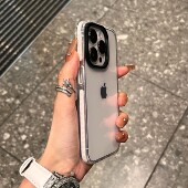 高级感简约透明苹果171615手机壳适用iPhone14Promax全包13防摔12软11情侣保护套xs男女网红软硅胶12pro新款