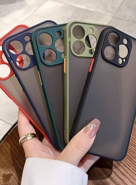 适用iPhone14手机壳13全包12pro苹果11软8plus防摔xr套6全包磨砂7男xsmax女