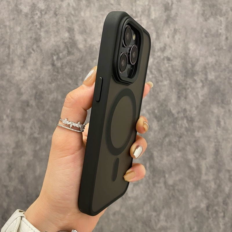 适用苹果16promax手机壳新款iphone15磨砂肤感14pro磁吸充电13简约防摔12保护套11高级感plus男女款16pro硅胶