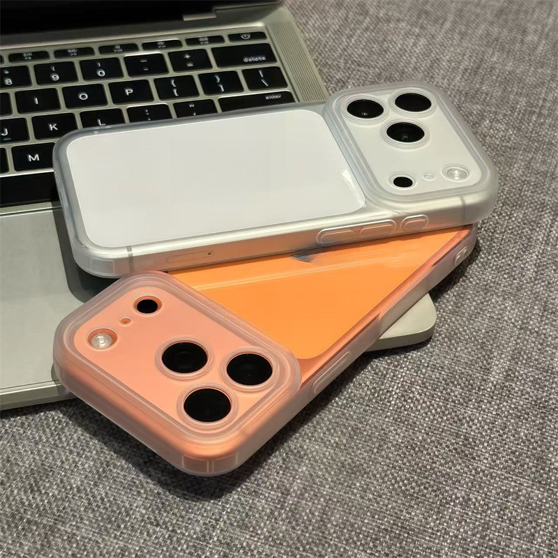 全包镜头适用苹果17pro手机壳18promax透明iphone17全包相机键保护套16promax简约13直边14软胶12光面15pro