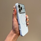 Magsafe磁吸17适用苹果16Promax手机壳iPhone15Promax液态硅胶14Pro大视窗自带镜头膜13情侣男女防摔保护套软