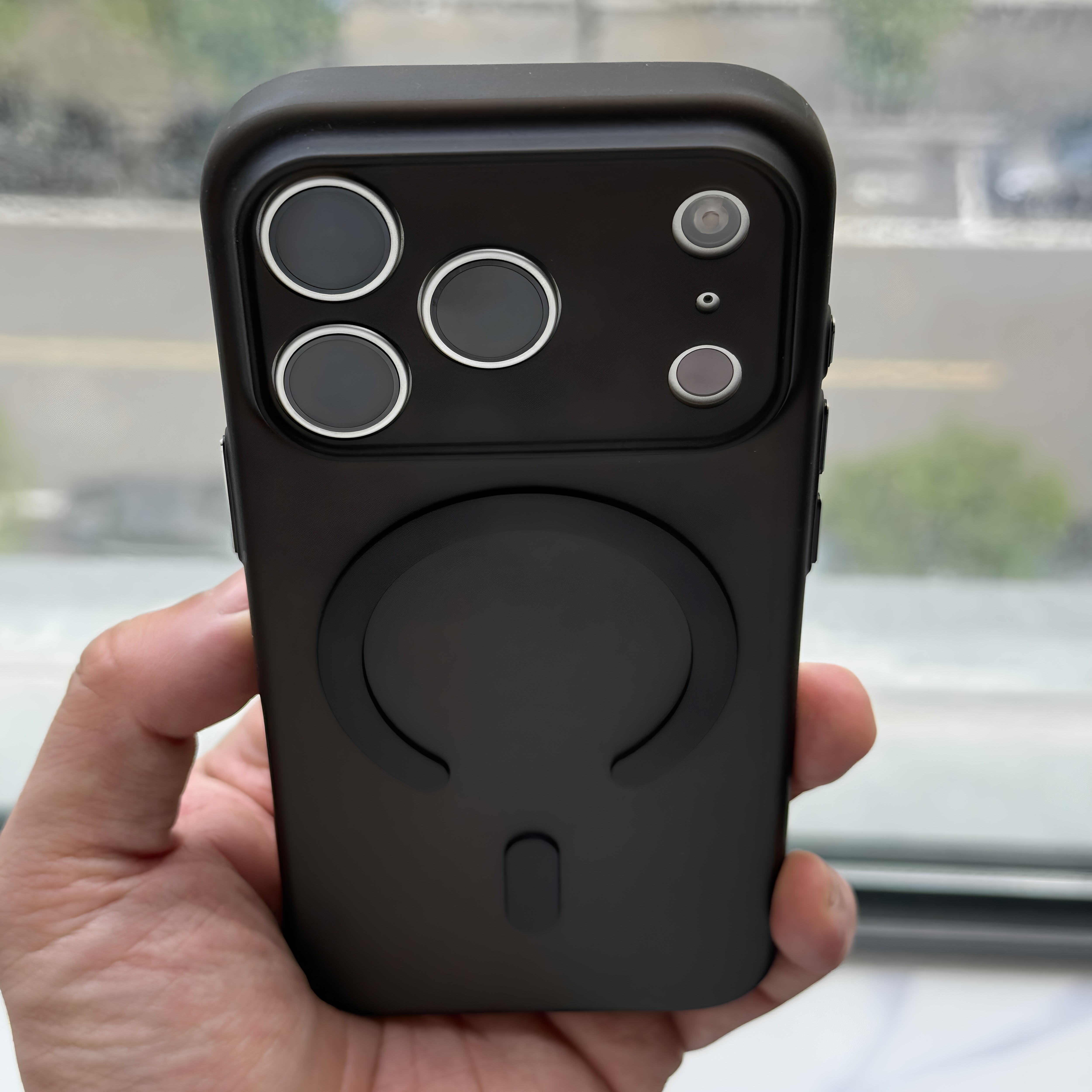 超薄软磁吸钛金灰适用苹果17pro手机壳简约iphone17保护套16promax轻薄15pro全包镜头13透明液态硅胶14软胶12