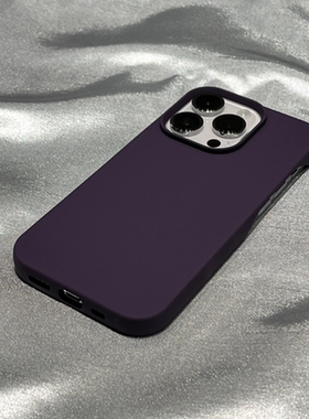 简约半包肤感适用苹果16纯色手机壳iphone15pro高级13马卡龙14苹果12Max散热防摔11小红书爆款16情侣保护套