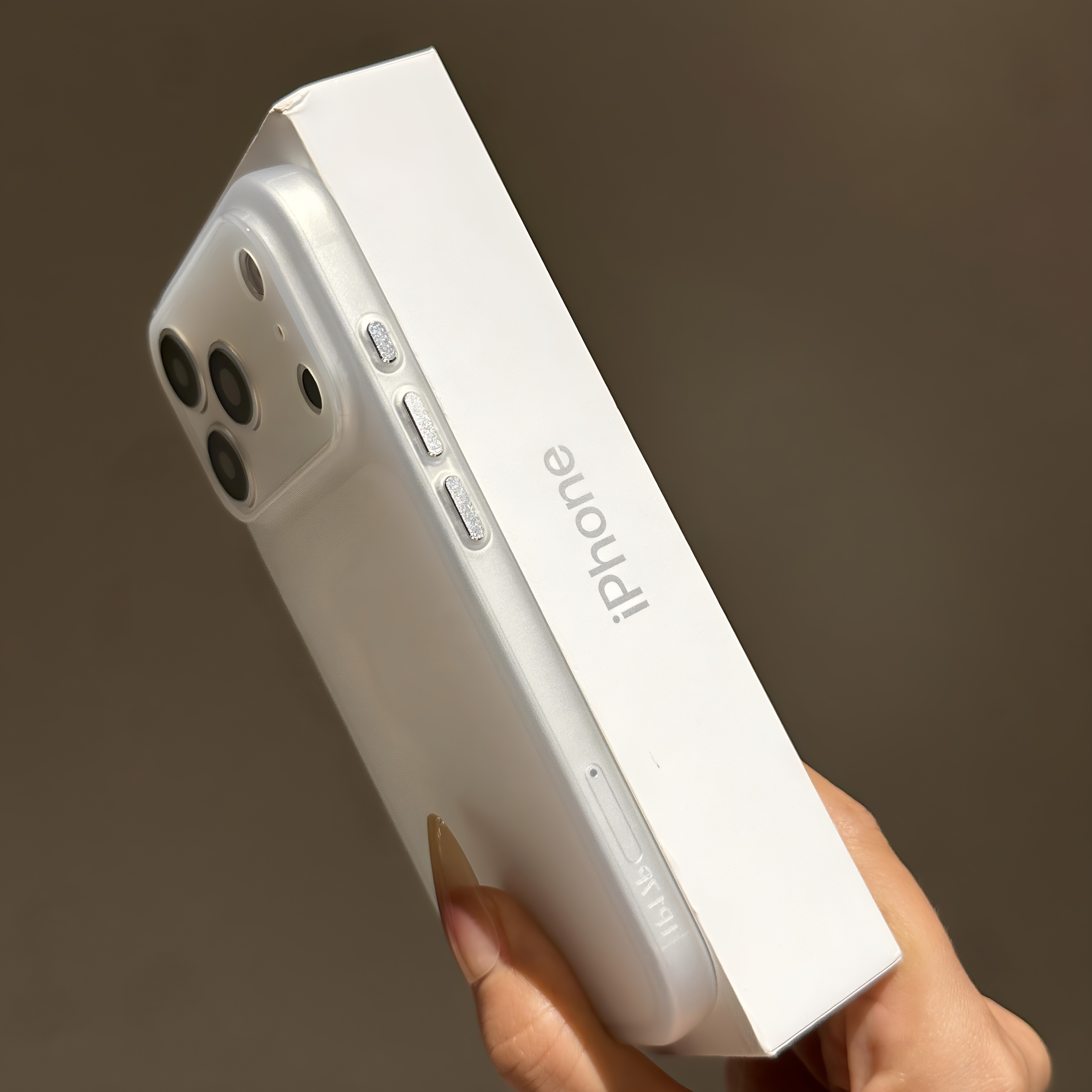 适用苹果磨砂超薄透明硅胶壳
