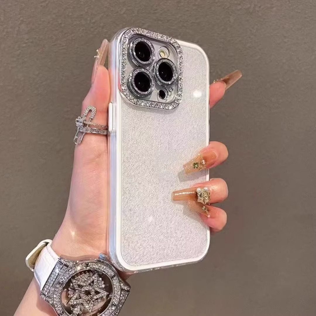 闪粉镶钻满天星带镜头膜16promax手机壳适用苹果15plus高级感iPhone13保护套14全包防摔15plus少女心12女款11,3C数码配件,手机保护套/壳,淘宝优惠券,粉丝福利购,淘宝优惠卷