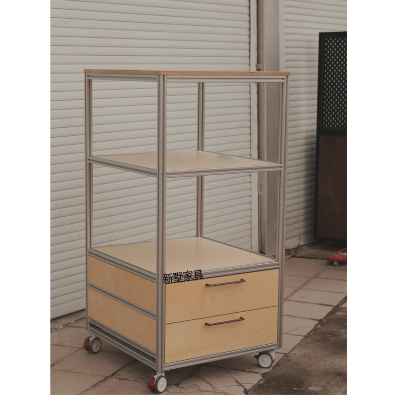 简约落地家用陈列柜客厅储物多层