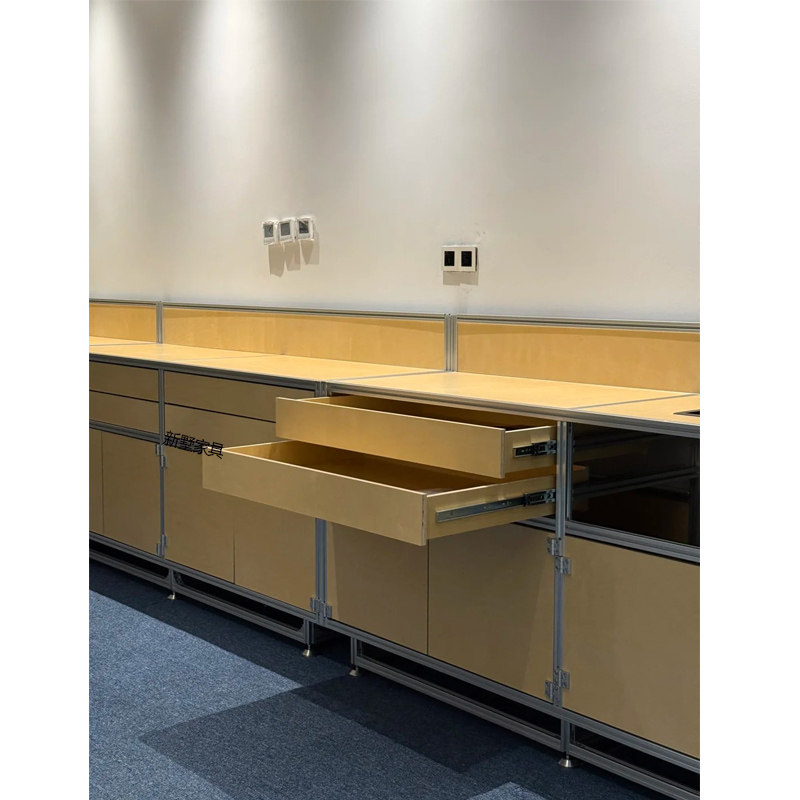 简约陈列柜展示柜储物柜家用可定制铝材收纳柜休闲柜组合创意店铺