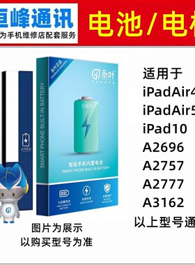 永叶 适用平板iPad10 A2696 A2757 A2777 A3162电池 电板 内置