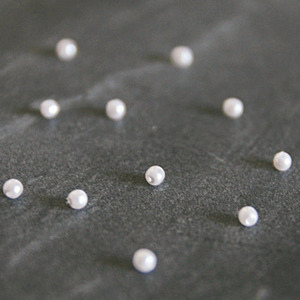 晓巧布 饰材料 韩国进口3mm手工珍珠牛奶色手工发饰装