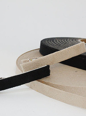 晓巧布 韩国进口鹿皮绒面带胶包夹用织带手工发饰diy材料7mm1cm宽