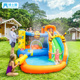 博士豚小蜜蜂儿童充气城堡公园室内蹦蹦跳床滑梯跳跃小游乐场家用