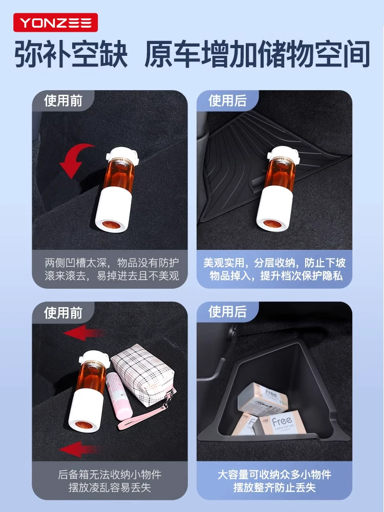 Compatible Tesla, storage box, storage system, accessory, new collection, new version, 3