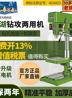 杭湖钻攻两用台钻工业级多功能钻攻一体机床大功率ZS4112A/ZS4120