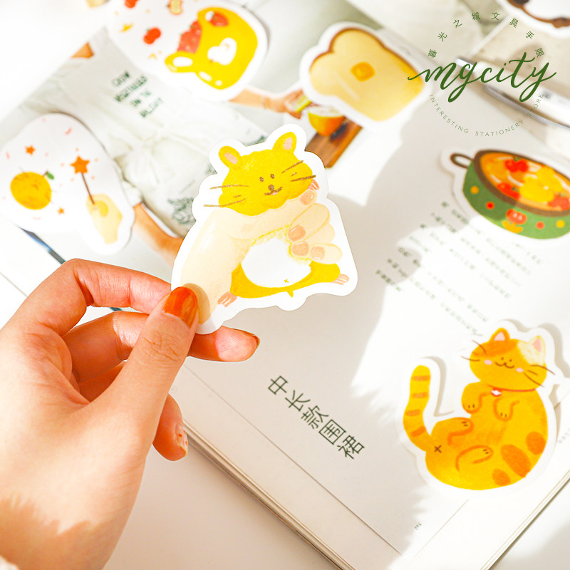 暮光之城 可爱便利贴拼贴手账diy装饰素材贴纸贴画动物装饰贴纸