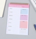 创意B5周计划本可撕自律打卡计划表时间管理日程表week计划线圈本