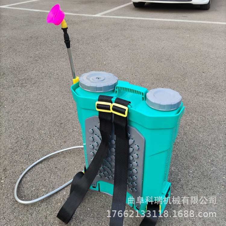 轻便电动背负式喷雾器消毒防疫打药机送风筒农用喷药机科瑞机械