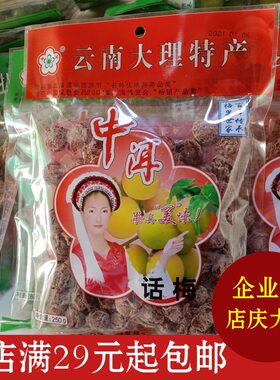 云南特产话梅250克丽江蜜饯果脯