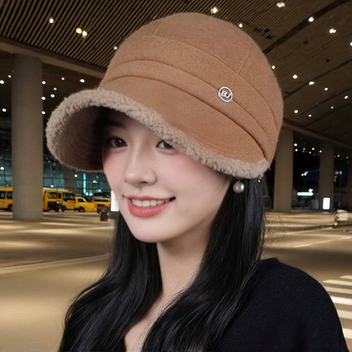 灵允渔夫帽出游休闲女冬厂家直销