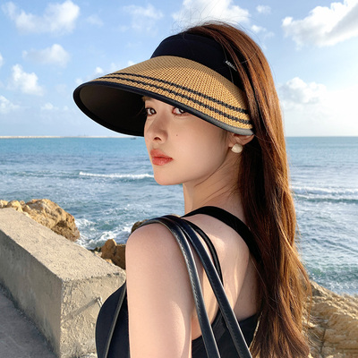 黑胶涂层防紫外线遮阳防晒太阳帽