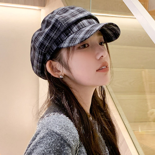 日系逛街小众设计女复古贝雷帽