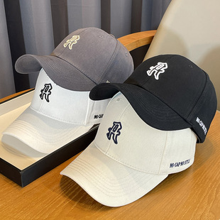 韩版硬顶棒球帽子女款2026新款春夏季鸭舌帽男情侣大头围遮阳帽潮