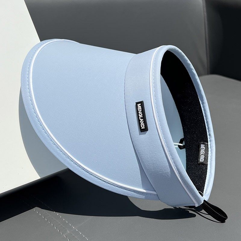 夏季UV防紫外线空顶帽子女户外骑车出游防晒遮阳帽沙滩百搭太阳帽